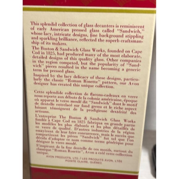 Avon Cape Cod Chandelier Candlestick 5 Oz Skin So Soft Bath Oil Vtg NOS Box 8.5" - Picture 3 of 10